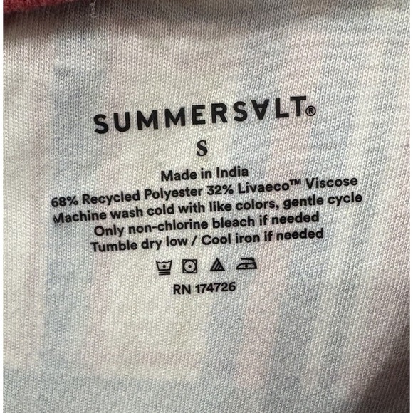 Summersalt Plaid Long Sleeve Pajama Set Size Small Soft Cozy - Picture 7 of 8